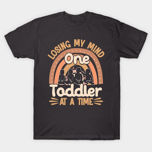 Childcare Losing My Mind Daycare Teacher T-Shirt by Toeffishirts